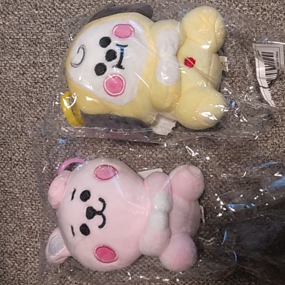 BT21 plush keychain